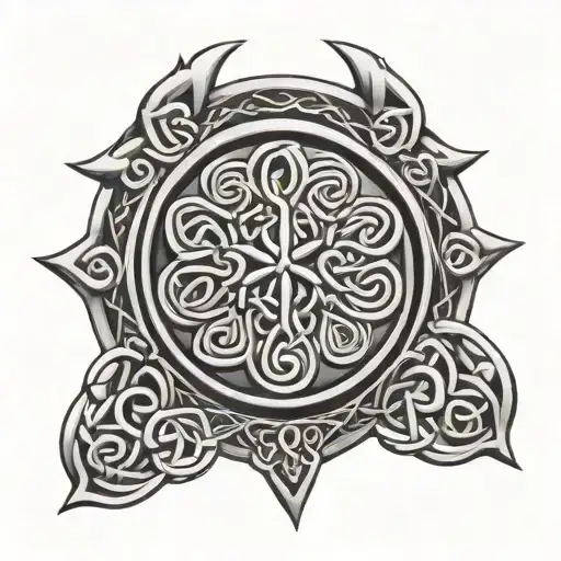 Celtic Knotted Shield