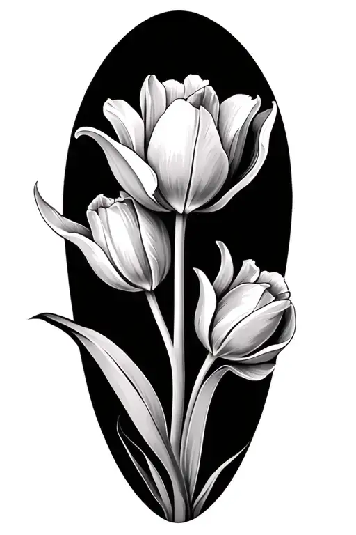 Tulip Flower And Football Field Sleeve