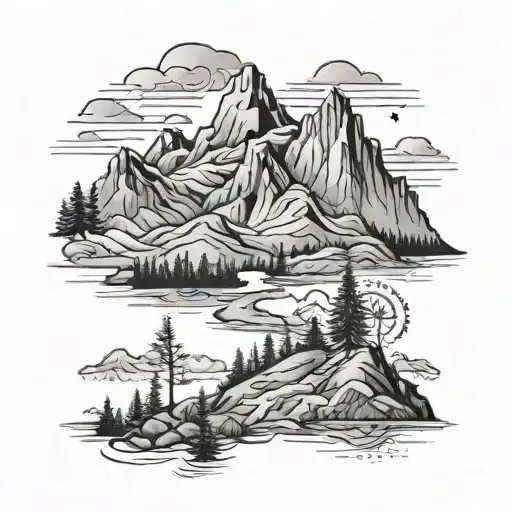 Mountains Hiking Nature