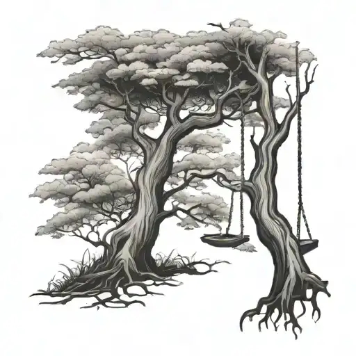 A Tree With Swing'