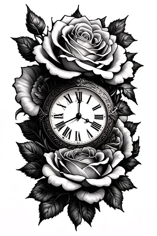 Rose Clock Embedded