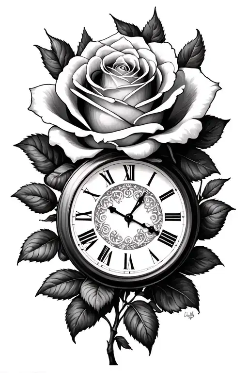 Rose Clock Embedded
