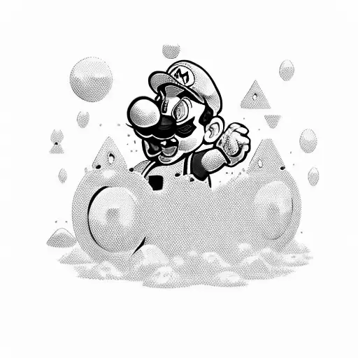 Super Mario Taking A Poop