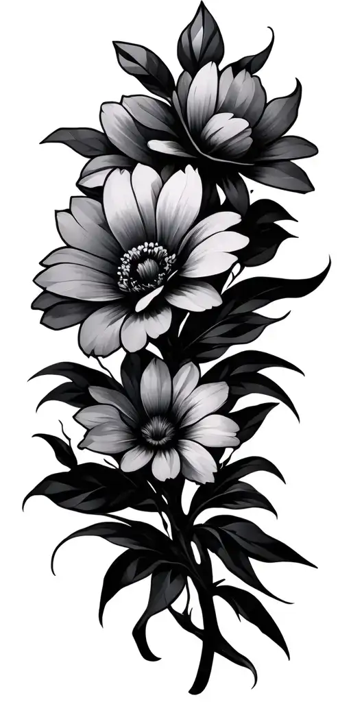 Geometric Birth Flowers