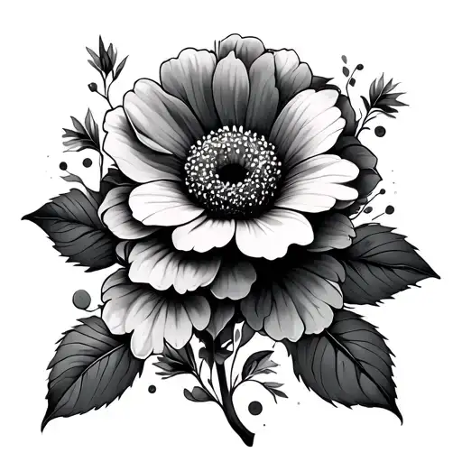 A Flower Going Into The Word Beautiful