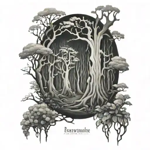 Benjamin Lacombe Artis Fongus Psicodelic Redwood Forest