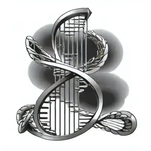 Curved Dna Double Helix