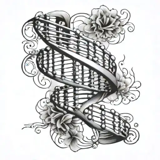 Curved Dna Double Helix