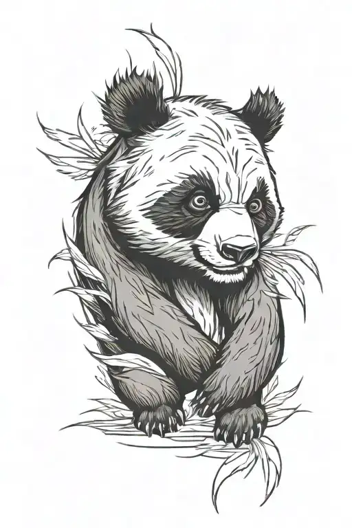 Angry Panda Bear