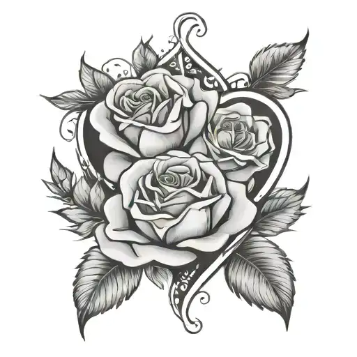 Broken Heart And Roses