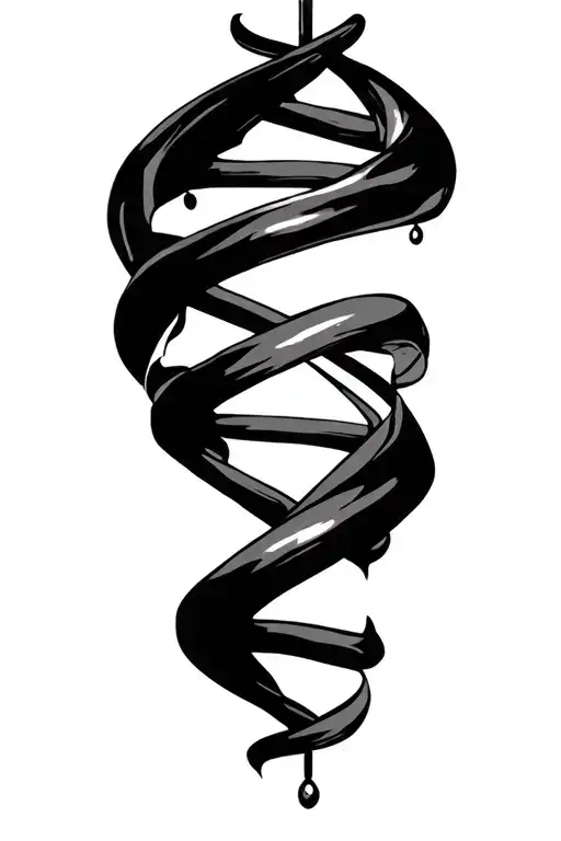 Classy And Simple Dna Tattoo For Women That Means Power