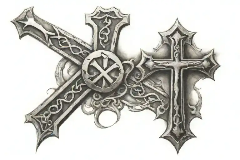 Roman Numerals With A Cross