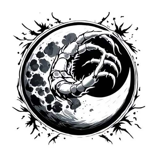 Claw Moon Back Of Thigh