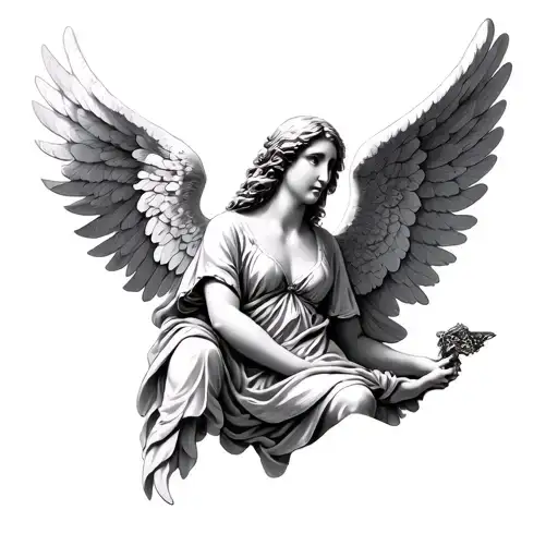 Guardian Angel In Saint Petersburg