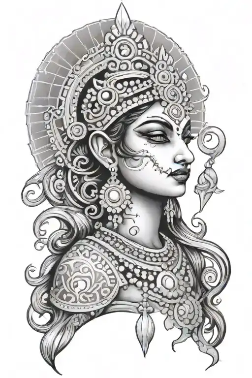 Creepy Hindu Godess