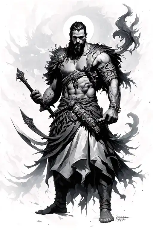 Stoic Warrior Surrounded