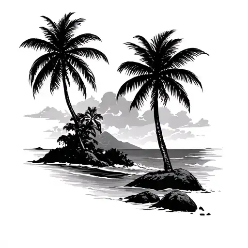 Hawaii Island Landscape