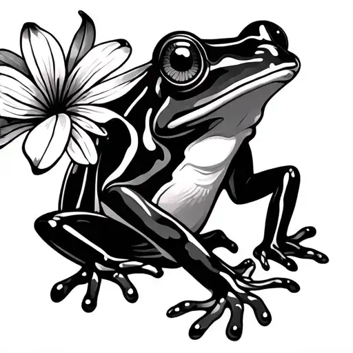 Flor De Maga And Tribal Coqui Frog