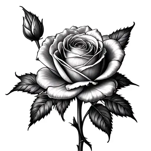 Figure 13 A Rose And A Chrysanthemum