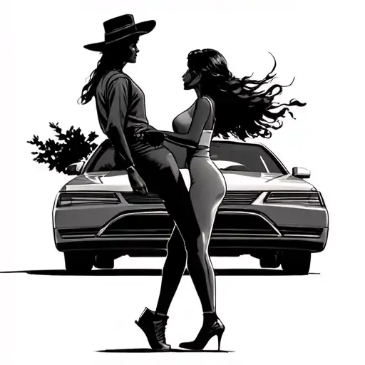 Wife Walking Down The Highway