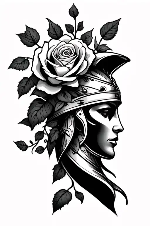 Sparta And Rose Vine