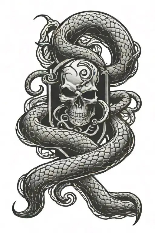 Dark Mark Slytherin Logo Incorporated