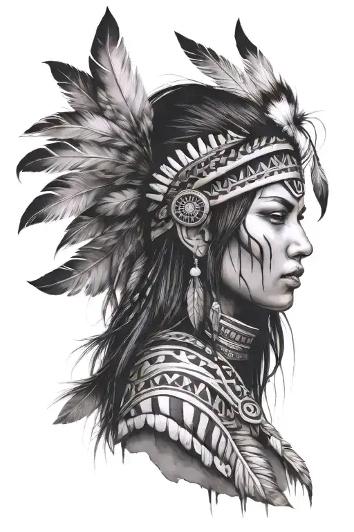 Sultry Native American Female