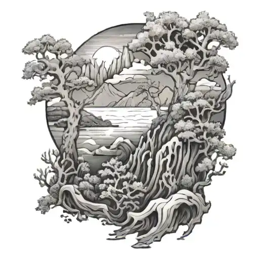 Mountain Coral Reefs Representing The Client's Passion