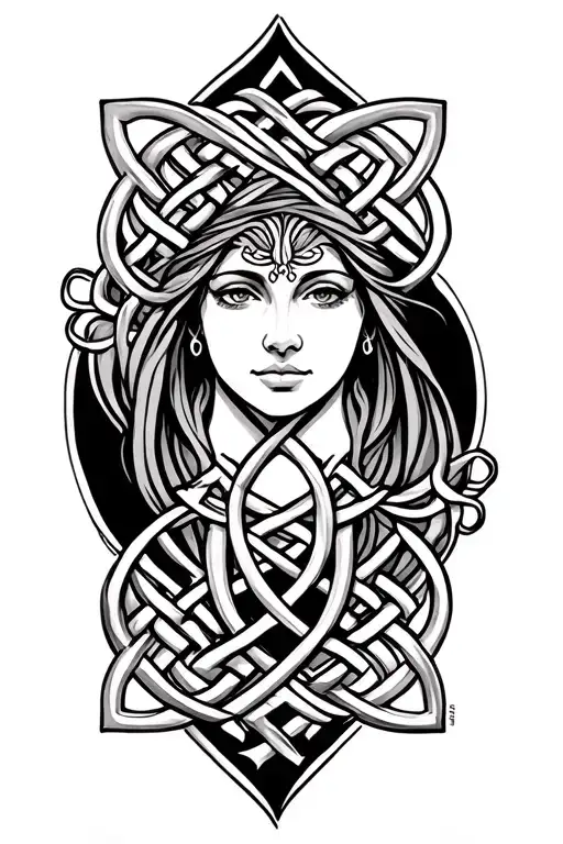 Mother Of Three Celtic Knot