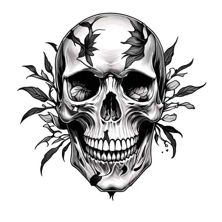 Skull Tattoos Which Are Realistic For The Shoulders