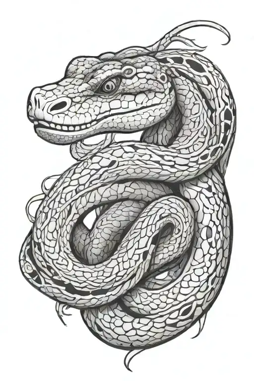 Reticulated Python Snake