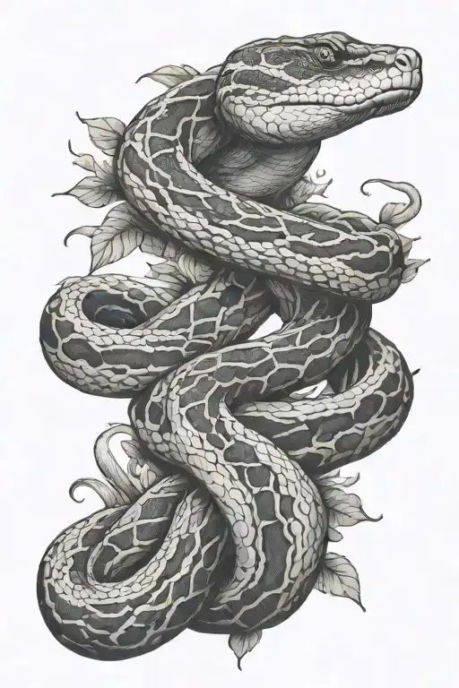 Reticulated Python Snake