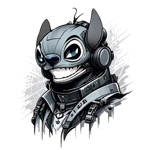 You Give Me A Cyberpunk Style Stich
