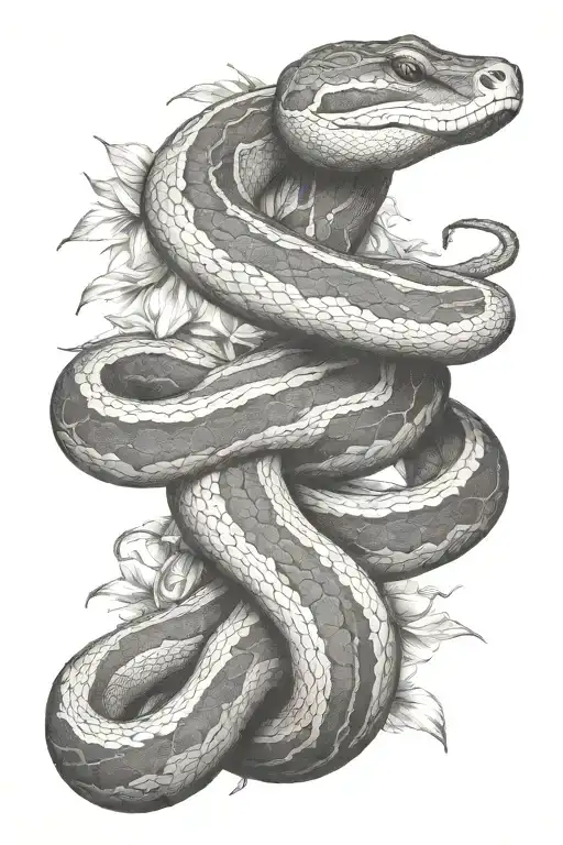 Reticulated Python Snake