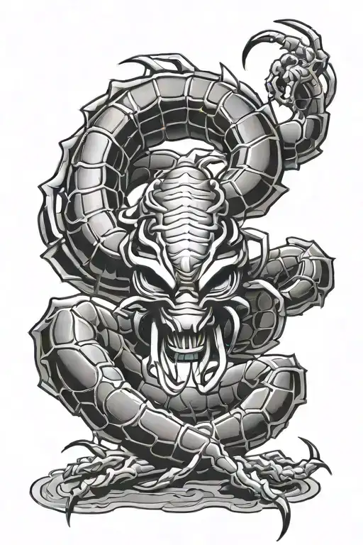 Scorpion Cyber Shinto On Brush