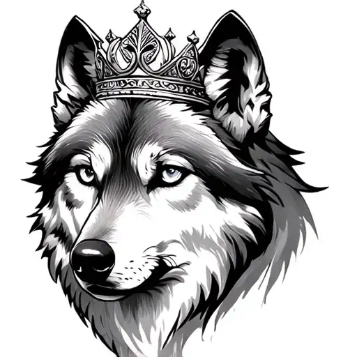 She Wolf With Crown