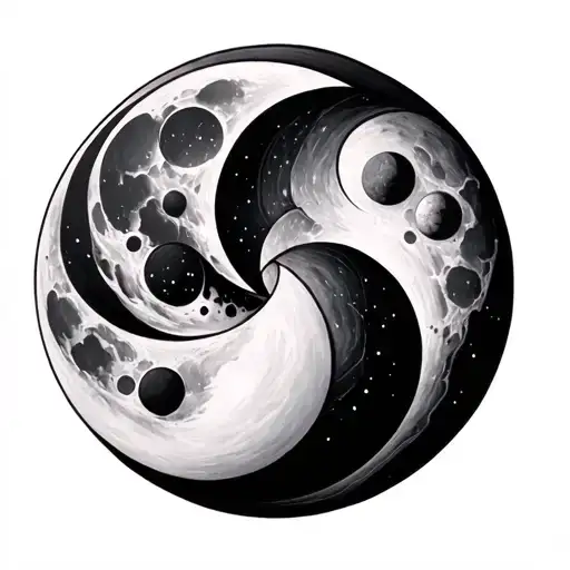 Moon Phases Intertwined