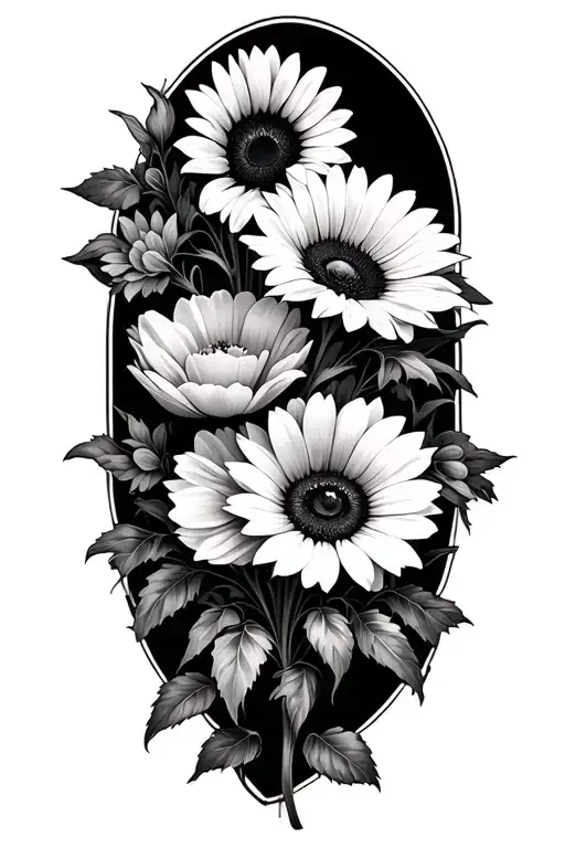 Sunflowers Tulips Poppies Black Eyed Susans Wrapping