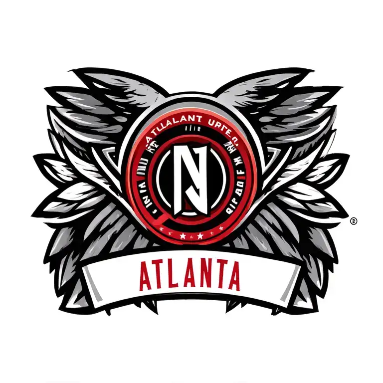 Atlanta United Logo In Classic Style