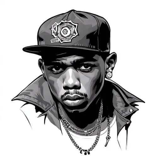 Black Gangster Boy Looking