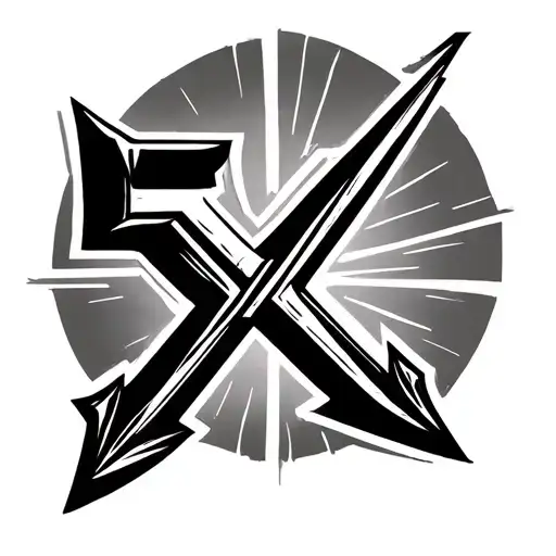 Arrow With 518 Rigsby The Middle Where The Arrow Stops At The 5 And Starts Again At The Y