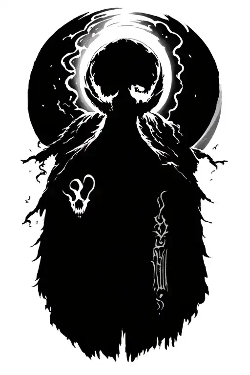 A Tattoo Depicting How The Road To Heaven Is Like Hell Yet The Road To Hell Is Like Heaven