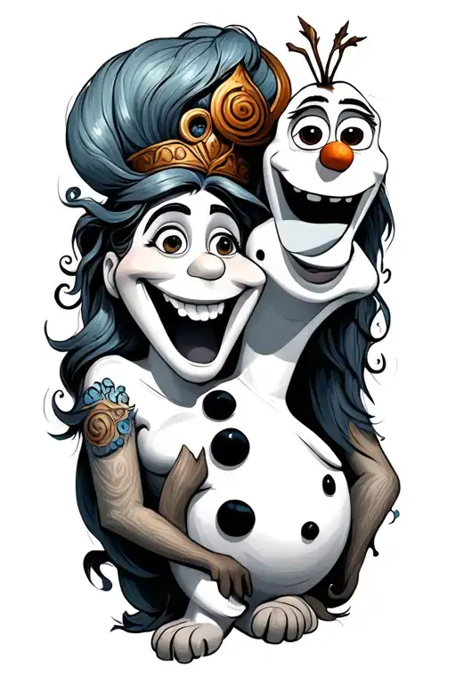 Genie And Olaf