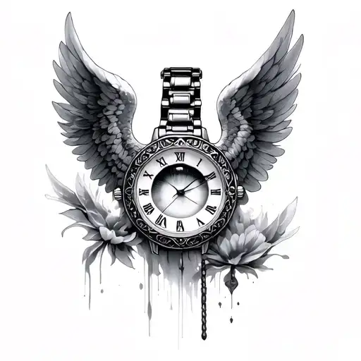 Angel San Miguel With An Eye -Shaped Watch