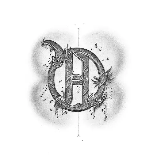 Prosperity Word With Hand Calligraphy