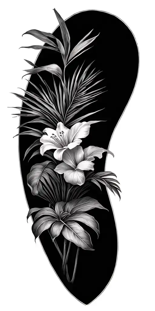 Tropical Plants And Flowers