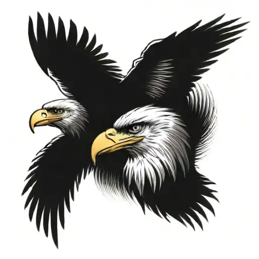 Eagle With Blue Eyes For My Shoulder
