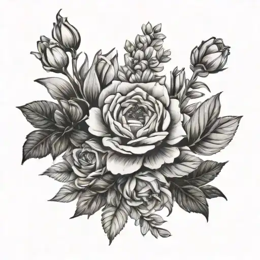 Birth Flower Bouquet