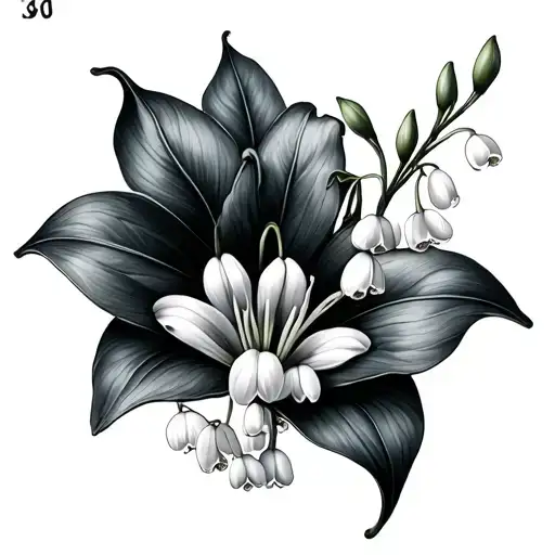 Lily Of The Valley Intertwined