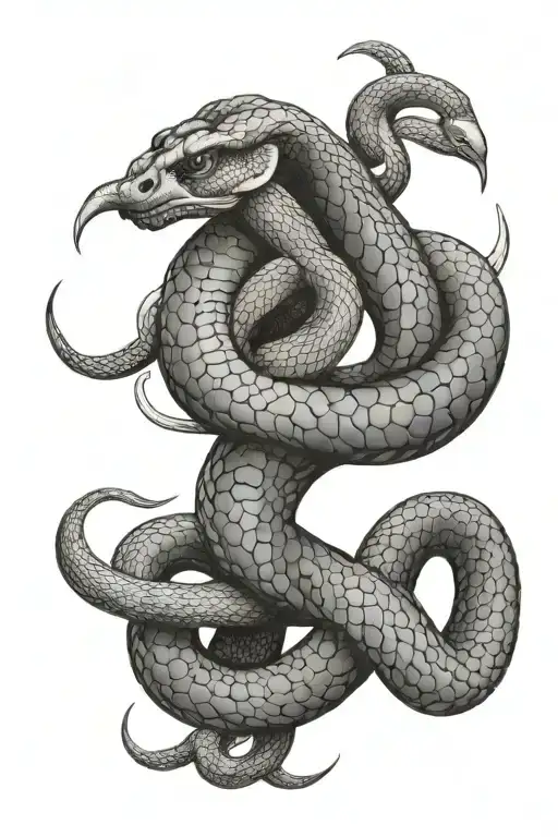 Aries Snake Intertwined